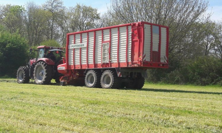 Ensilage avec autochargeuse département Deux-Sèvres